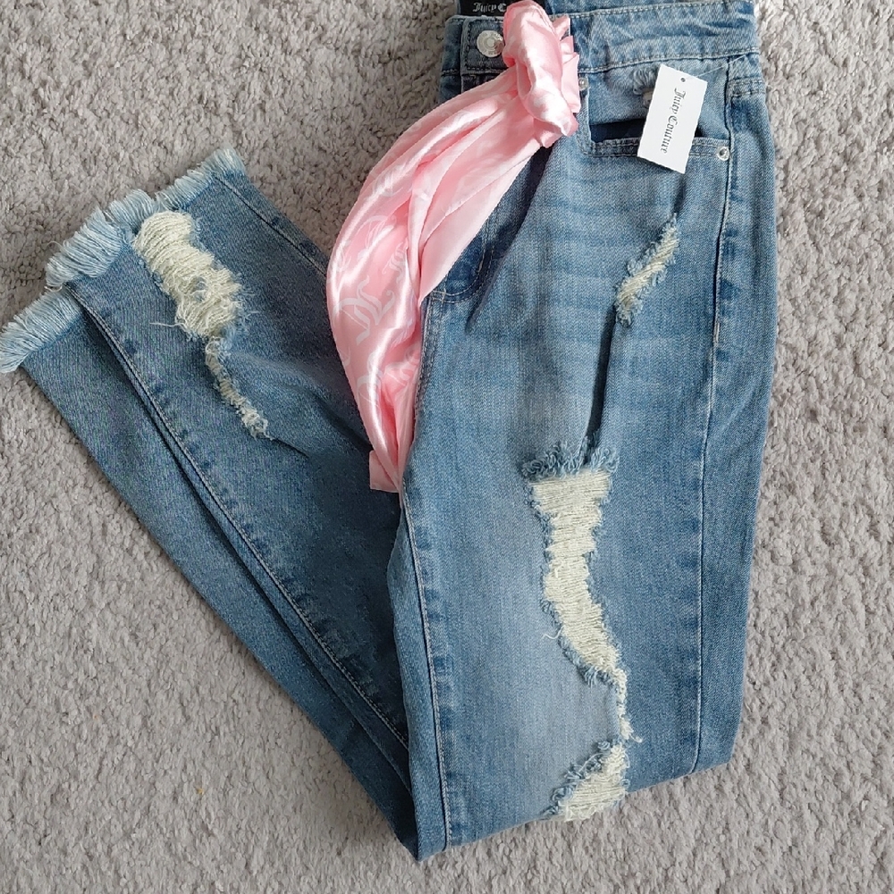 Juicy Couture Skinny Distressed Jeans - Picture 2 of 8